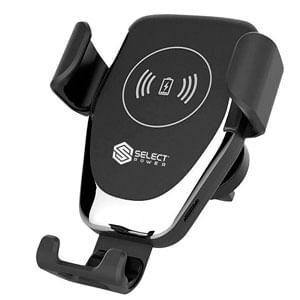 Wireless Charger Soporte Con Cargador Inalambrico Para Auto - Black