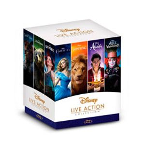 Coleccion Clasicos Live Action Disney (Aladdin / Alicia En El Pais De Las Maravillas / La Bella Y La Bestia /  La Cenicienta / Dumbo / El Libro De L