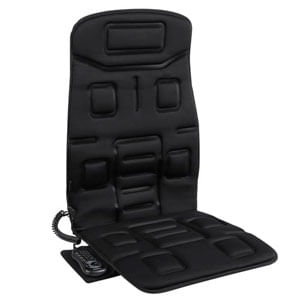 Cojin de Asiento Portable With Vibration And Heat En Negro