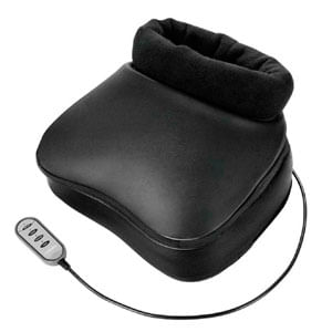 Masajeador Foot & Back With Heat Shiatsu Back Deep Kneading And Vibrating En Negro