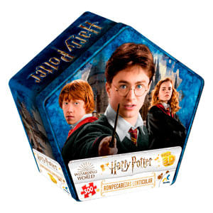 Rompecabezas Harry Potter Lenticular En Caja Metalica 250 Pzas.