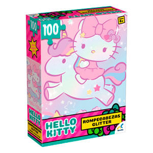 Rompecabezas Hello Kitty Glitter 100 Pzas