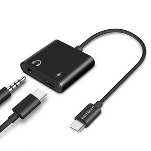 Adaptador Usb-C & 3.5Mm Audio + Charge En Negro