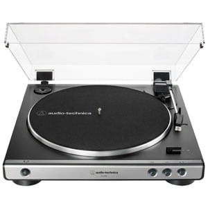 Tornamesa Stereo Automatic En Gunmetal Con Negro y Color Plata