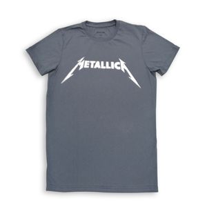 Playera Metallica Carbón