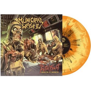 The Fatal Feast - Orange & Yellow Splatter LP  Vinyl - Municipal Waste