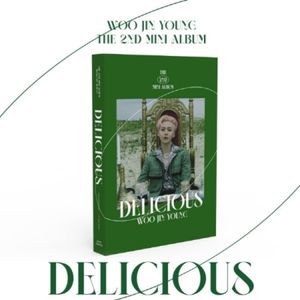 Delicious - incl. Lyrics Paper, Message Card, Postcard, Photo Card, Polaroid, Handwritten Sticker + Folded Poster CD - Woo Jin Young