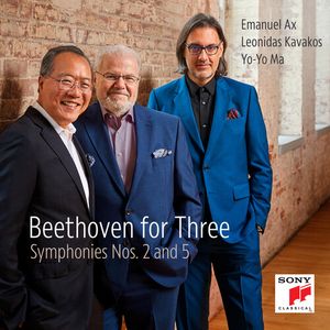 Beethoven for Three: Symphonies Nos 2 & 5 CD - Yo-Yo Ma
