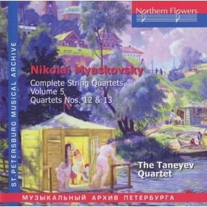 Nikolai Miaskovsky - Complete String Quartets 5 CD - Taneyev Quartet
