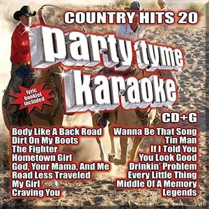 Party Tyme Karaoke: Country Hits 20 CD - Various Artists