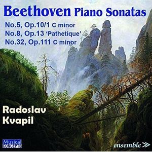 BEETHOVEN: Piano Sonatas No. 5 Op.101, No.8 Op. 13 CD - Beethoven / Kvapil, Radoslav