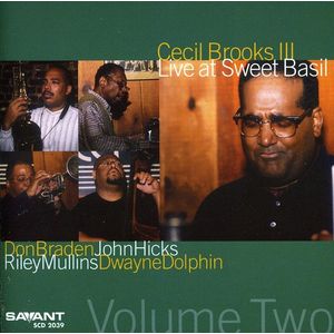 Live At Sweet Basil, Vol.2 CD - Cecil Brooks III