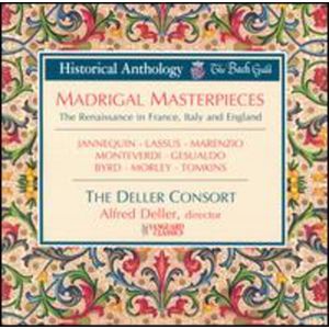 Madrigal Masterpieces CD - Deller Consort