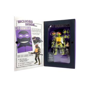 Figura Tmnt Donatello Con Comic 5 Pulgadas