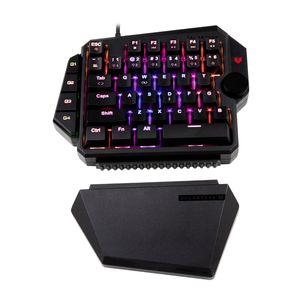 Teclado Mecanico Gamer Dominate Gk540 En Negro