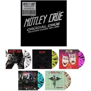 Crucial Crue: The Studio Albums 1981-1989 LP  Vinyl - Motley Crue