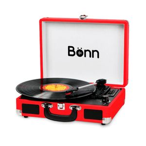 Tornamesa Te-001 Bluetooth En Rojo