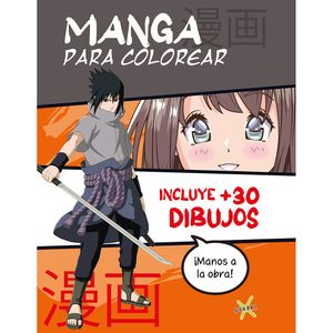 Manga Para Colorear - (Libro) - Varios