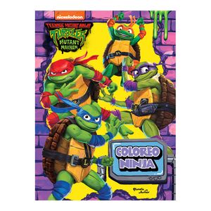 Tortugas Ninja. Caos Mutante. Coloreo Ninja - (Libro) - Nickelodeon