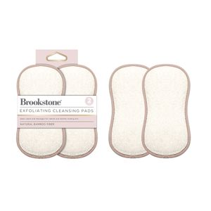 Set 2 Pads De Baño Exfoliantes De Bamboo