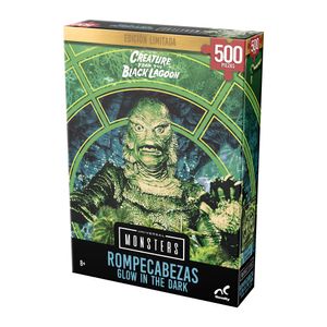 Rompecabezas Glow In The Dark: Creature From The Black Lagoon 500 Pzas (Ed. Ltd.)