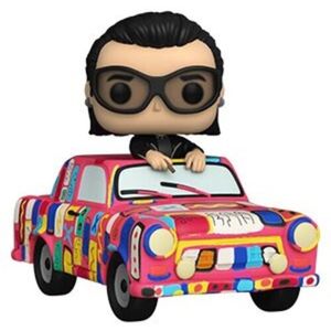 Pop Funko U2 AB Bono En Su Carro