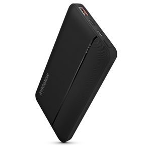 Bateria Power Bank 20000 Mah 20W Usb-C Pd + 18W Usb Carga Rapida En Negro