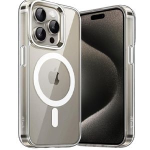 Funda Para iPhone 15 Pro Compatible Con MagSafe En Transparente