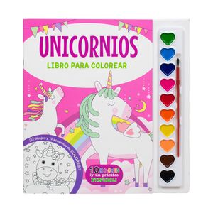 Colorear. Unicornios - (Libro) - Varios