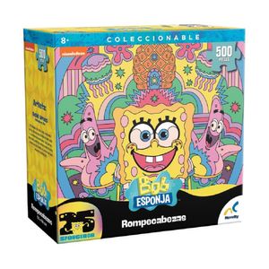 Rompecabezas Bob Esponja Coleccionable-A 500 Pz