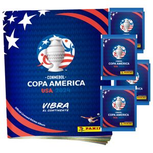 Album Copa America 2024 + 4 Sobres