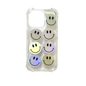 Funda Para iPhone 13 Pro Con Patron Caritas Tornasol