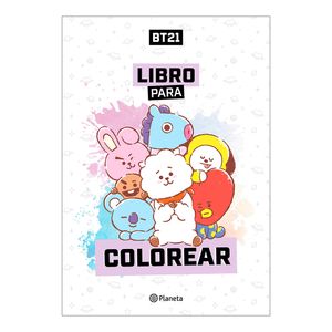 Bt21. Libro Para Colorear - (Libro) - Bt21