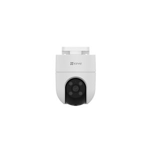 Camara Wifi Exterior Para El Hogar, Inteligente Con Vision Nocturna A Color H8C 2K+ En Blanco