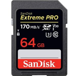 Memoria SDXC 64GB Extreme En Negro