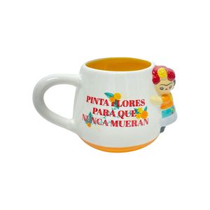 Taza Ceramica La Floreada