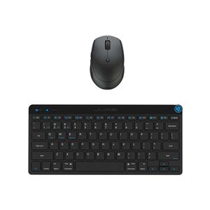 Combo Teclado Y Mouse Go Multi-Device Wireless En Negro