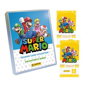 Coleccionador Super Mario Tcg + 2 Sobres