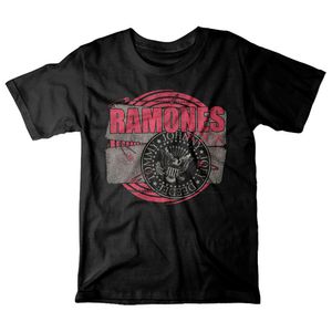 Playera Ramones & Logo Red