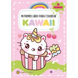 Mi Primer Libro Para Colorear Kawaii - (Libro) - Guadal
