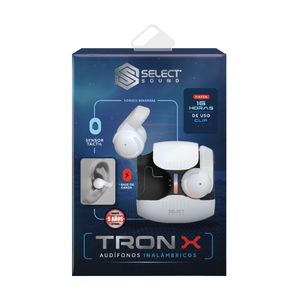Audifonos True Wireless Tron X En Blanco