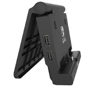 Soporte De Juegos Portatil Usb En Negro