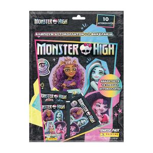 Album Monster High + 4 Sobres