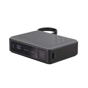 Bateria Power Bank 10000 Mah Gravity Carga Rapida Cable Usb-C Integrado En Gris