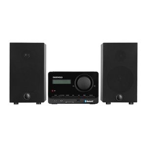 Mini Componente Bluetooth Dw800 En Negro