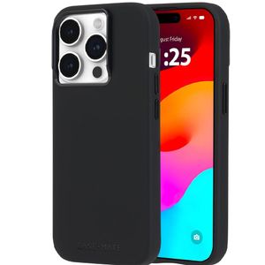 Funda De Silicon Para iPhone 15 Pro Compatible Con MagSafe En Negro