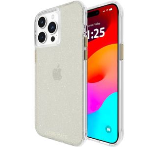 Funda Para iPhone 15 Pro Max Sheer Crystal Compatible Con MagSafe Y Antimicrobial En Color Oro