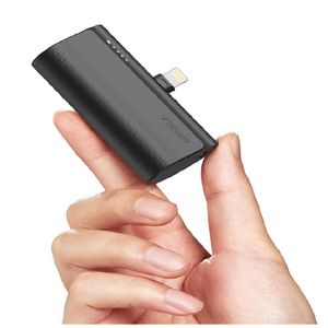 Bateria Power Pack Mini 5000 Mah Usb-C Carga Rapida 20W En Negro