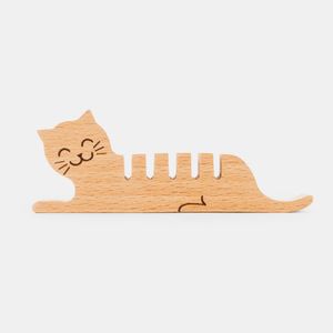 Organizador Madera Multicable Gato