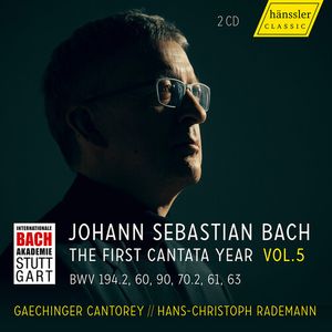 Vision Bach, Vol. 5 - The First Cantata Year Cd - J.S. / Cantorey Bach